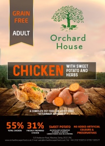 Grain Free Chicken Sweet Potato & Herbs - Adult